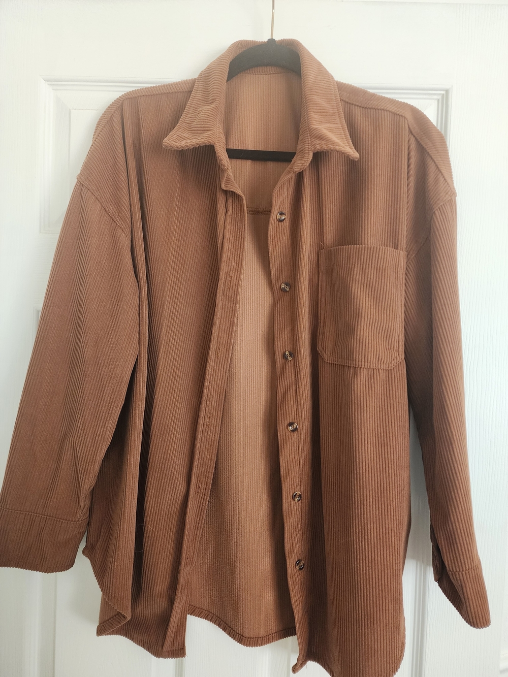 Womens Corduroy Shacket
